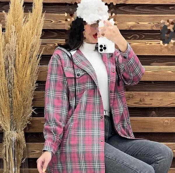 عکس مدل مانتو دخترانه چهارخونه قرمز مشکی