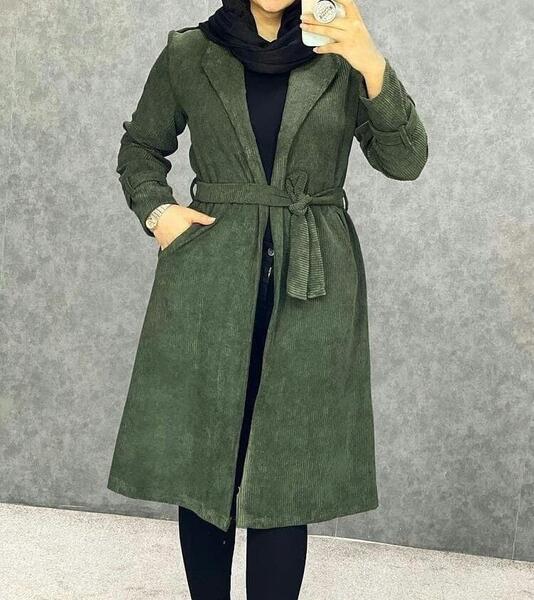 عکس مدل مانتو با پارچه غواصی