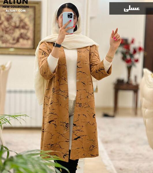 عکس مدل مانتو با پارچه غواصی