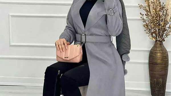 عکس مدل مانتو با پارچه سوییت غواصی