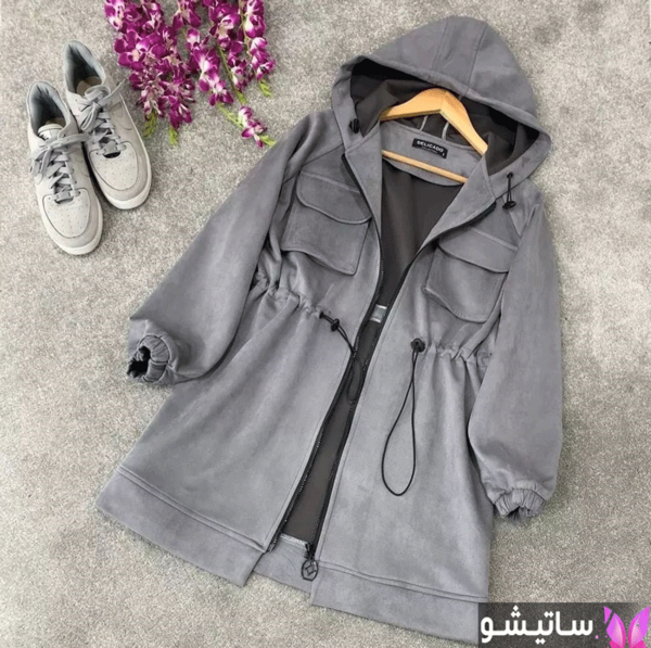 عکس مدل مانتو با پارچه سوییت غواصی