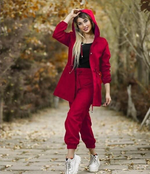 عکس مدل مانتو با پارچه سوییت غواصی