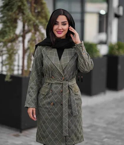 عکس مدل مانتو با پارچه سوییت غواصی
