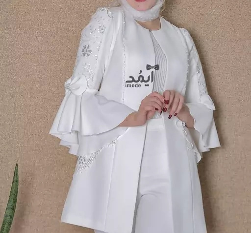 عکس مدل مانتو سفید عقد محضری
