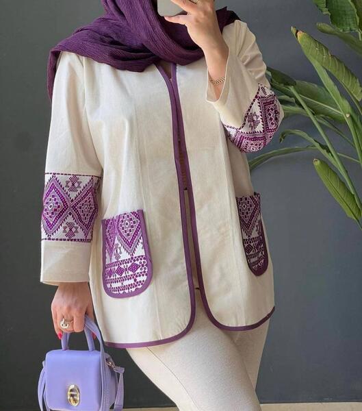 عکس مدل مانتو طرح سنتی مجلسی