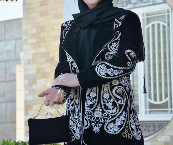 عکس مدل مانتو طرح سنتی مجلسی