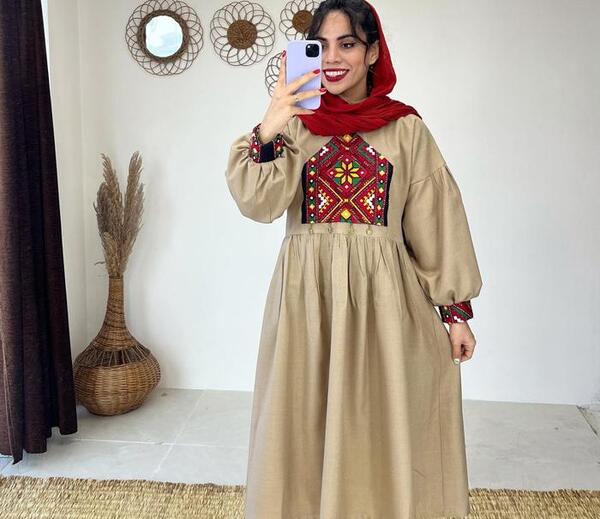 عکس مدل مانتو طرح سنتی مجلسی