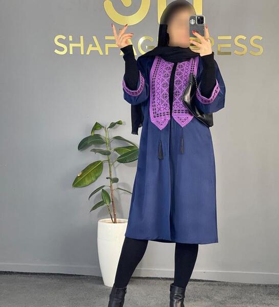 عکس مدل مانتو طرح سنتی بلوچی