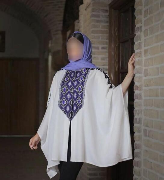 عکس مدل مانتو طرح سنتی بلوچی