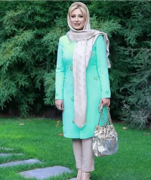 عکس مدل مانتو مجلسی نیوشا ضیغمی