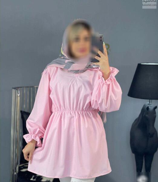 عکس مدل مانتو صورتی عروسکی