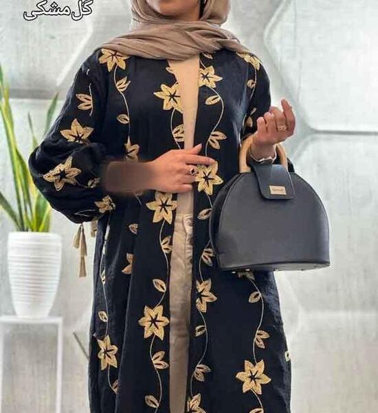 عکس مدل مانتو شیک و باکلاس جلو بسته اینستاگرام