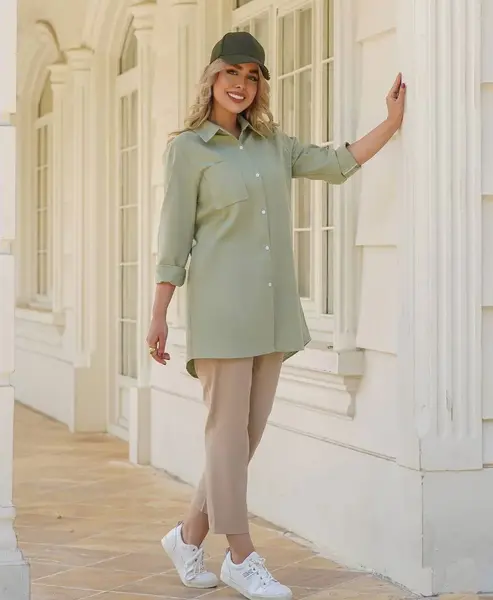 عکس مدل مانتو شیک و باکلاس ساده دخترانه