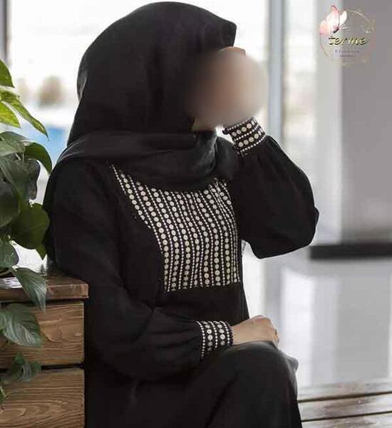 عکس مدل مانتو شیک و باکلاس مشکی کوتاه