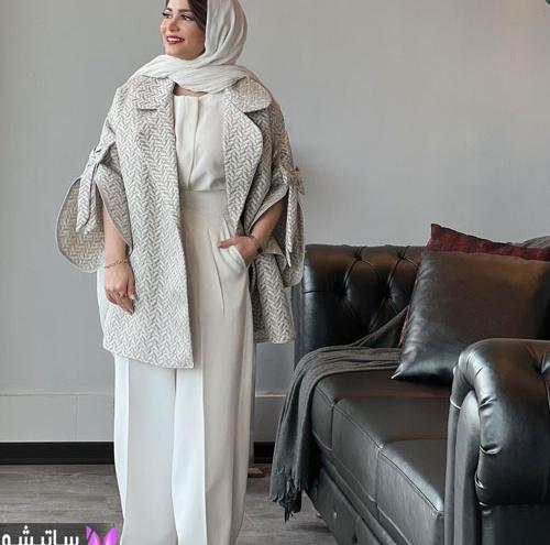 عکس مدل مانتو ژاکارد جدید کوتاه