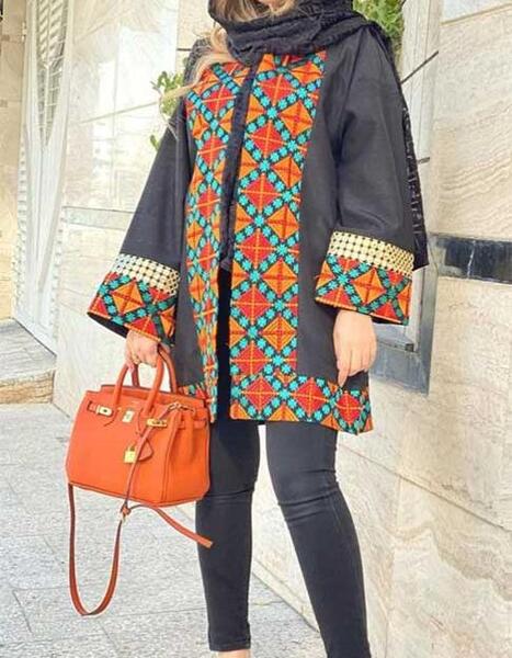 عکس مدل مانتو با رنگ طوسی