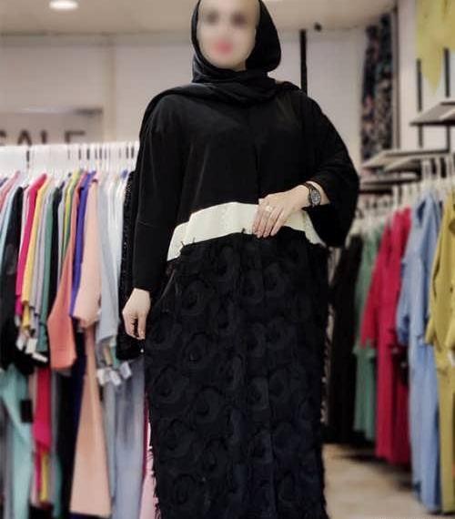 عکس مدل مانتو مجلسی با پارچه ریش بابا