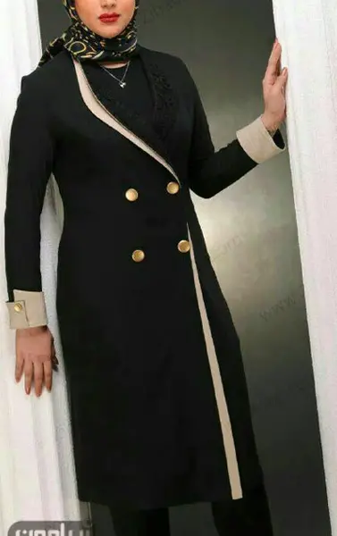 عکس مدل مانتو مشکی مجلسی رسمی