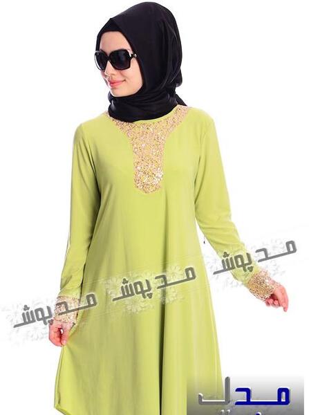 عکس مدل مانتو ریون دکمه دار