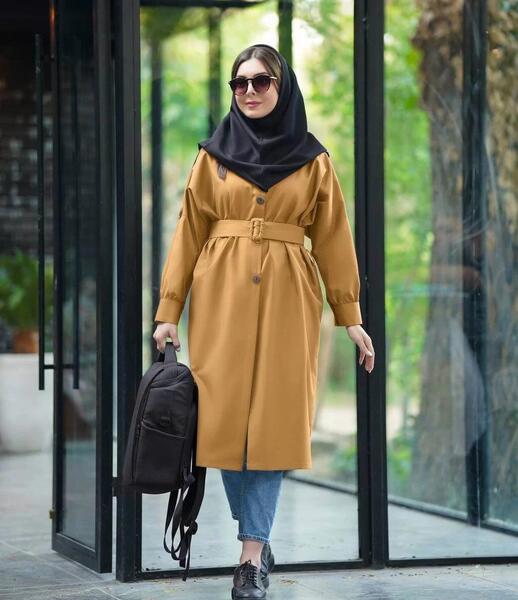 عکس مدل مانتو دانشجویی جلو بسته کوتاه