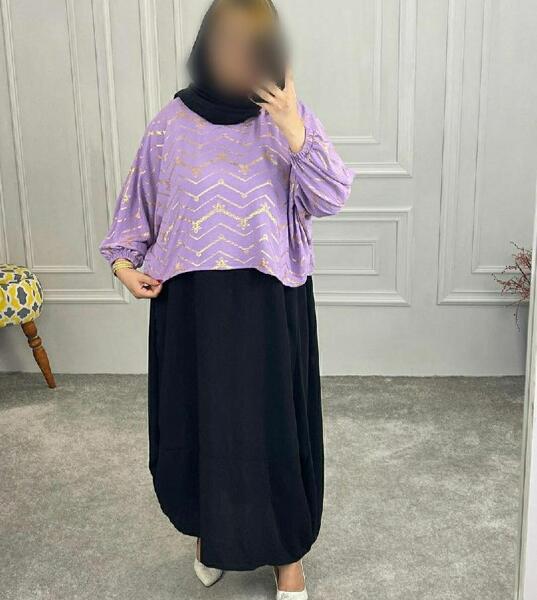 عکس مدل مانتو دو تیکه بلند