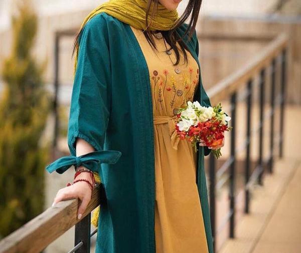 عکس مدل مانتو دو تیکه جدید