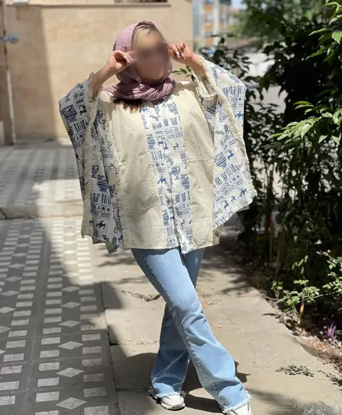 عکس مدل مانتو خفاشی بچه گانه دخترانه