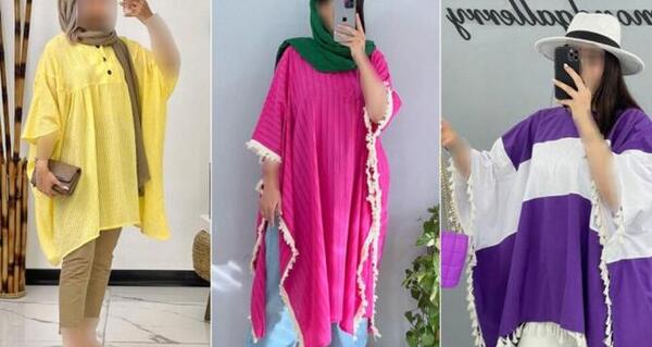 عکس مدل مانتو خفاشی بچه گانه دخترانه