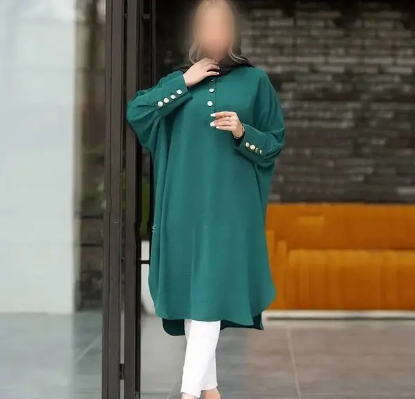 عکس انواع مدل مانتو خفاشی جدید