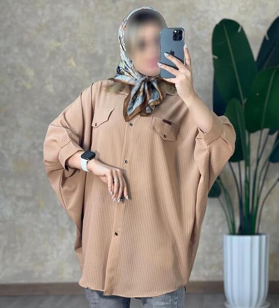عکس مدل مانتو اسپرت با پارچه حریر