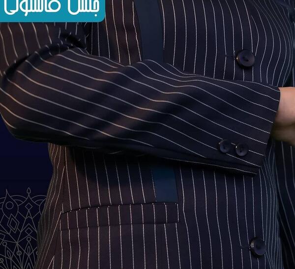 عکس مدل مانتو شلوار چهارخونه اداری