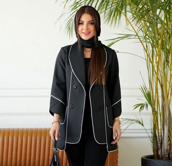 عکس مدل مانتو کتی ترکیبی جدید