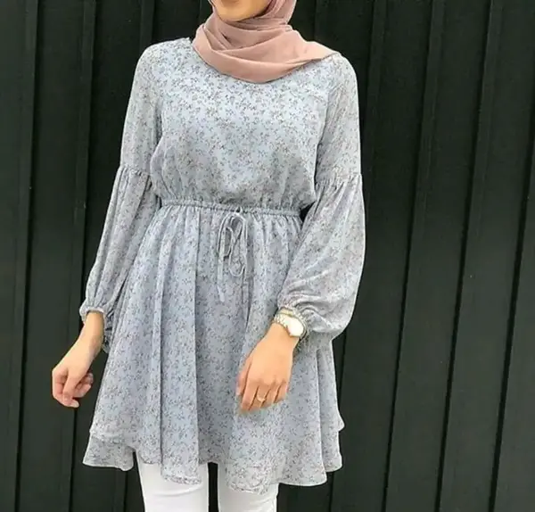 عکس مدل مانتو تابستانی با پارچه نخی