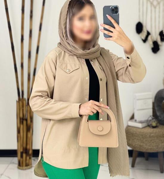 عکس مدل مانتو پاییزه آستین رگلان