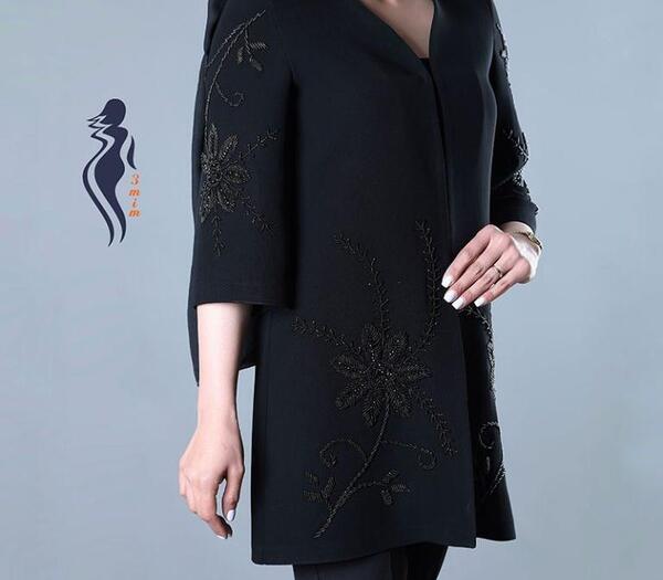 عکس مدل مانتو پاییزه آستین رگلان