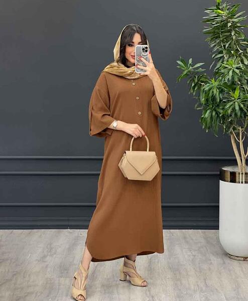 عکس مدل مانتو آستین کیمونو بلند