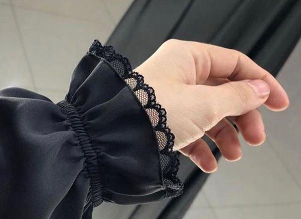 عکس مدل مانتو با آستین چین دار مچی