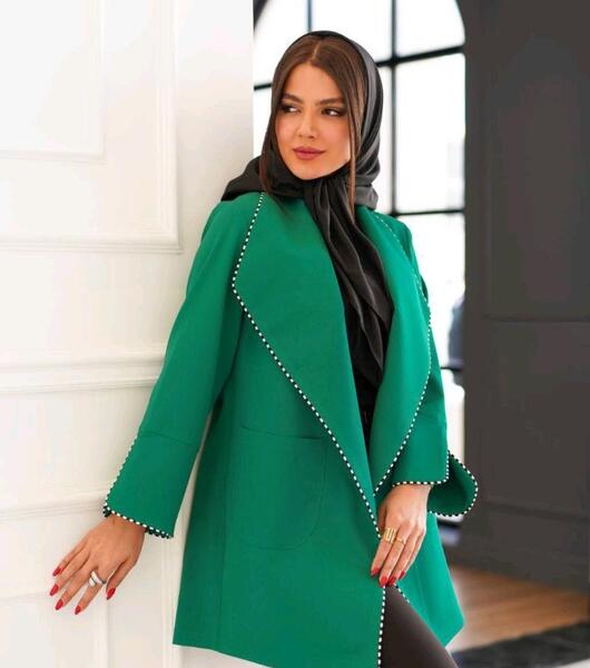عکس مانتو کتی با یقه امریکایی