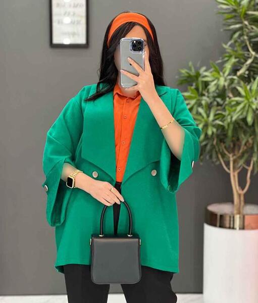 عکس مانتو کتی با یقه امریکایی