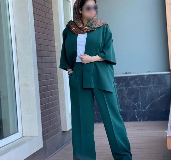 عکس مانتو کتی با شلوار بگ