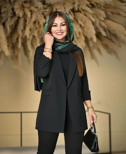 عکس مانتو کتی مجلسی مشکی