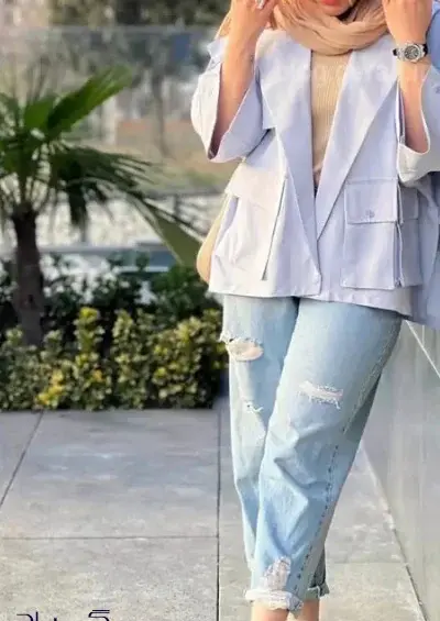 عکس مانتو کتی با شلوار مام استایل