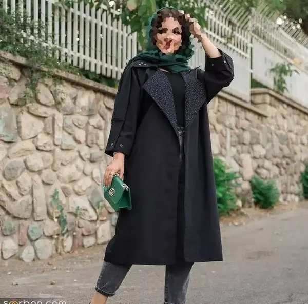 عکس مدل مانتو مشکی برای محرم دخترانه جدید