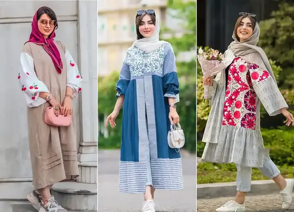 عکس مدل مانتو لاکچری دخترانه جدید