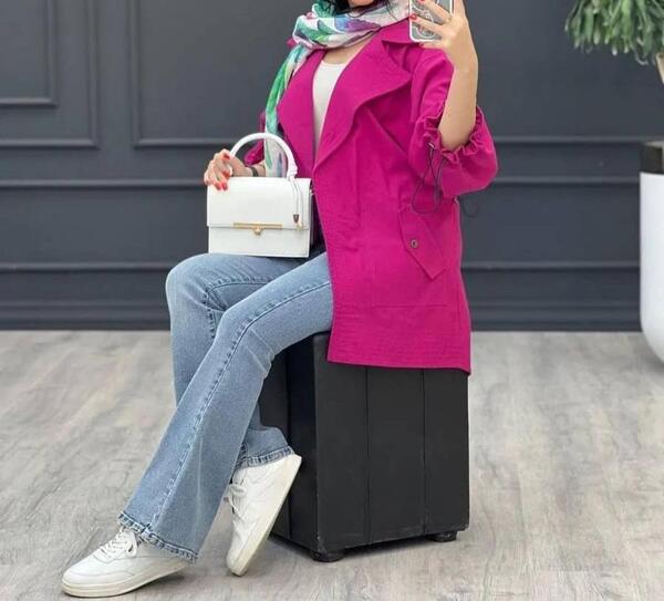 عکس مدل مانتو کتان جدید دخترانه