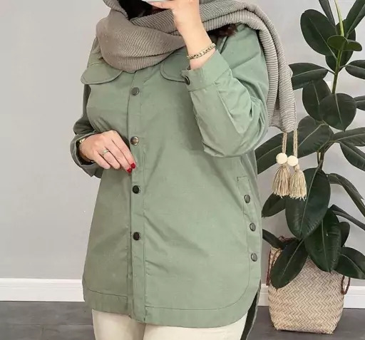 عکس مدل مانتو کتان اسپرت دخترانه جدید