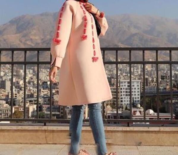 عکس مدل مانتو جدید دخترانه کوتاه شیک