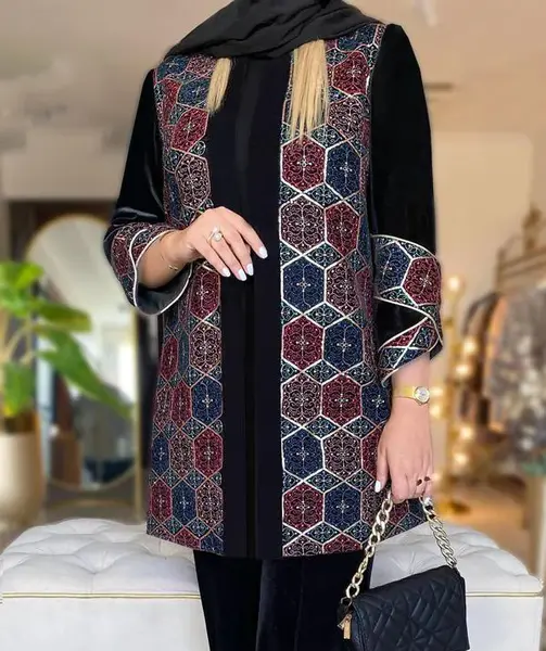عکس مدل مانتو عید 1403 دخترانه جدید