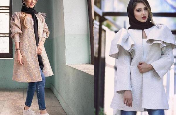 عکس انواع مدل مانتو کوتاه دخترانه شیک جدید