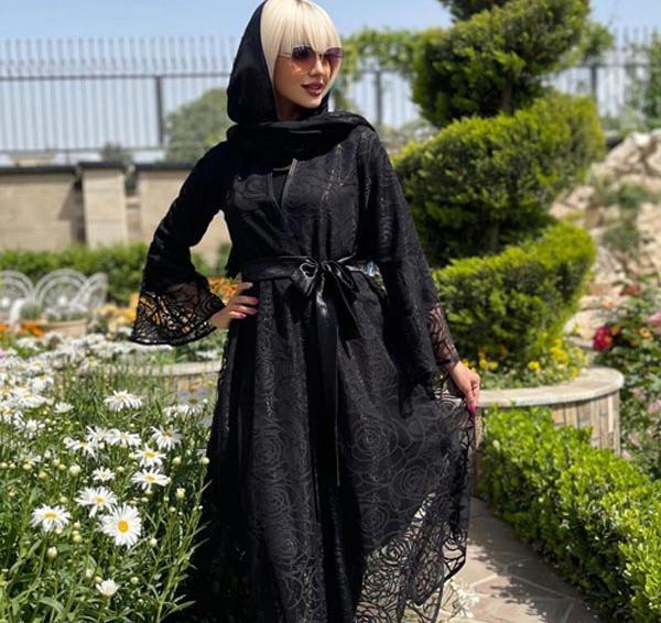 عکس مدل مانتو سیاه جدید دخترانه